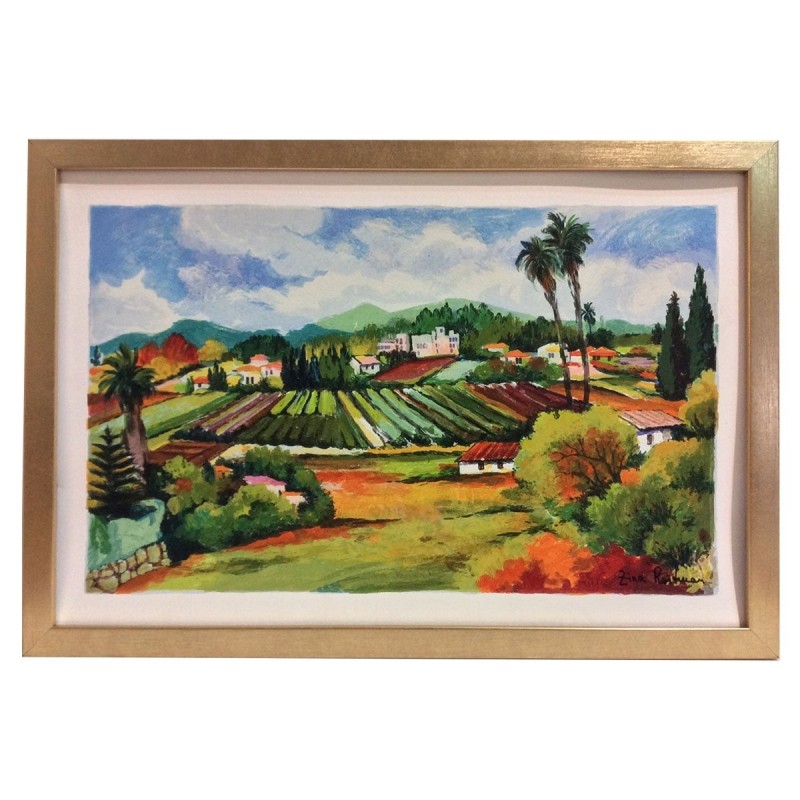 Zichron Yaakov. Artist: Zina Roitman. Handsigned & Numbered Limited Ed