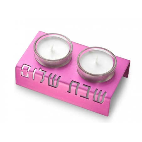 Adi Sidler Shabbat Shalom Candlesticks Tabl... | Shabbat by Adi Sidler