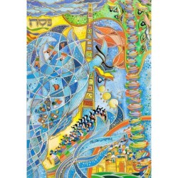 Raphael Abecassis Original Lithograph - Passover II