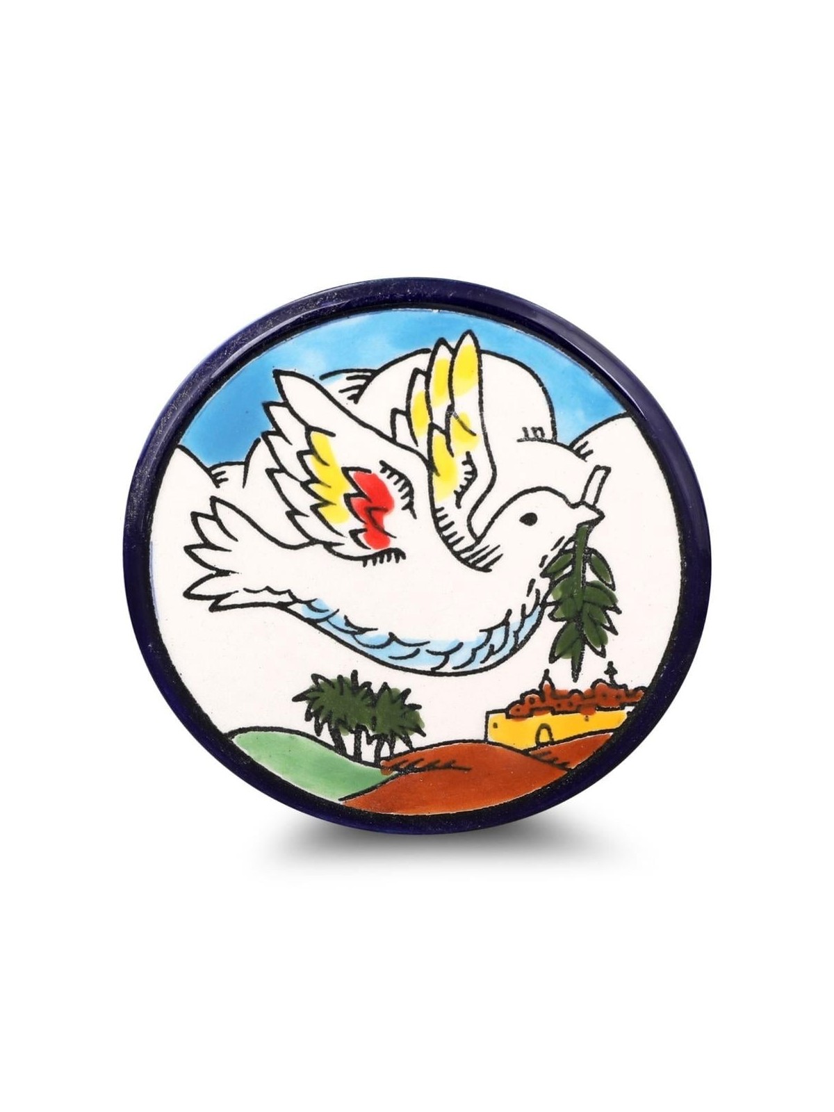 Dove of Peace Armenian Ceramic Plate