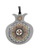 Dorit Judaica Stainless Steel Pomegranate Wall Hanging - Ki Hirbeita