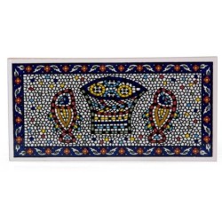 Mosaic Fish Wall Hanging Tile. Armenian Ceramic