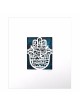 Jerusalem Hamsa with Doves Wall Hanging by David Fisher - Color Option