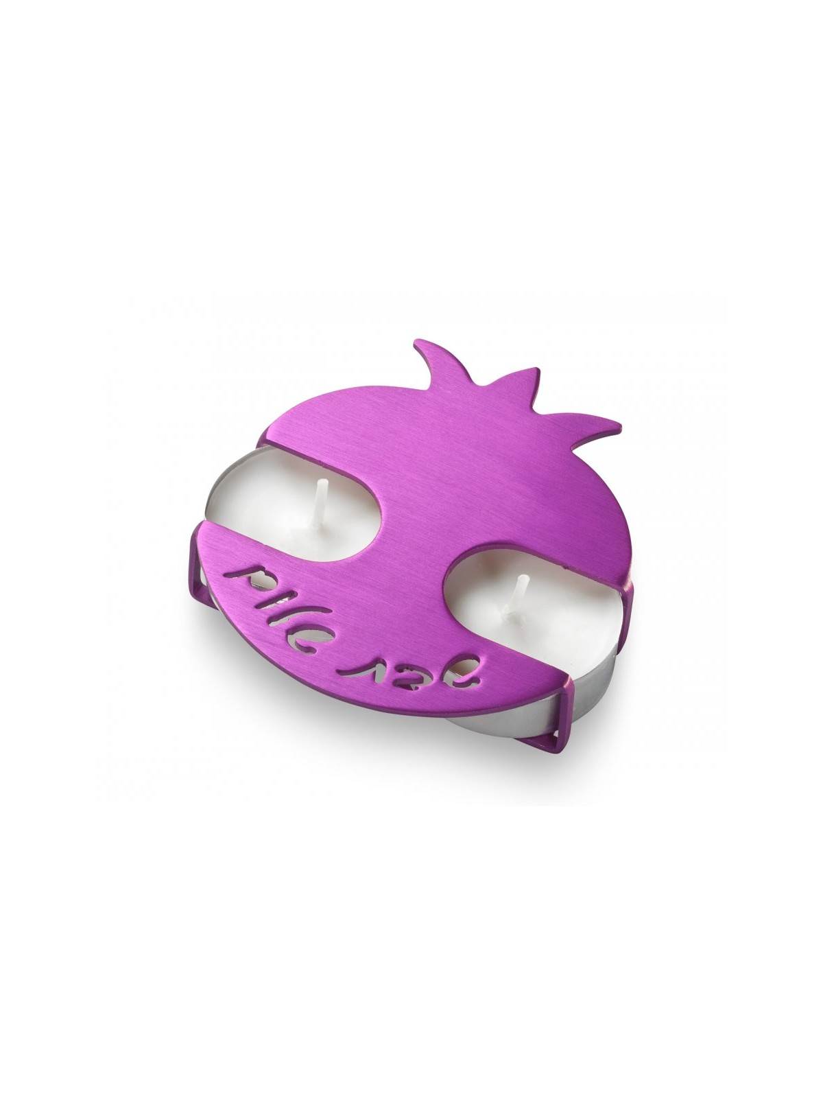 Adi Sidler Travel Shabbat Candlesticks Pomegr... | Travel Candlesticks