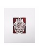 Jerusalem Hamsa with Doves Wall Hanging by David Fisher - Color Option