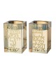 Square Smoky Crystal Glass Candlesticks ... | Traditional Candlesticks