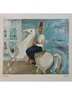 The White Horseman. Artist: Nahum Gutman. Signed & Numbered Limited Ed
