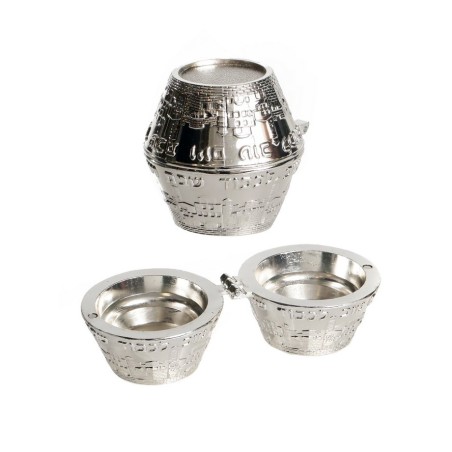 Silver Plated Compact Travel Candle Tea Light Holders | Candlesticks