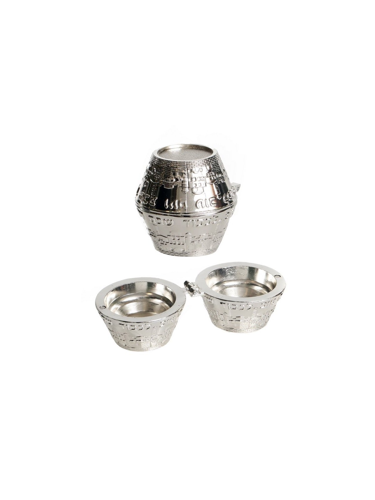 Silver Plated Compact Travel Candle Tea Light Holders | Candlesticks