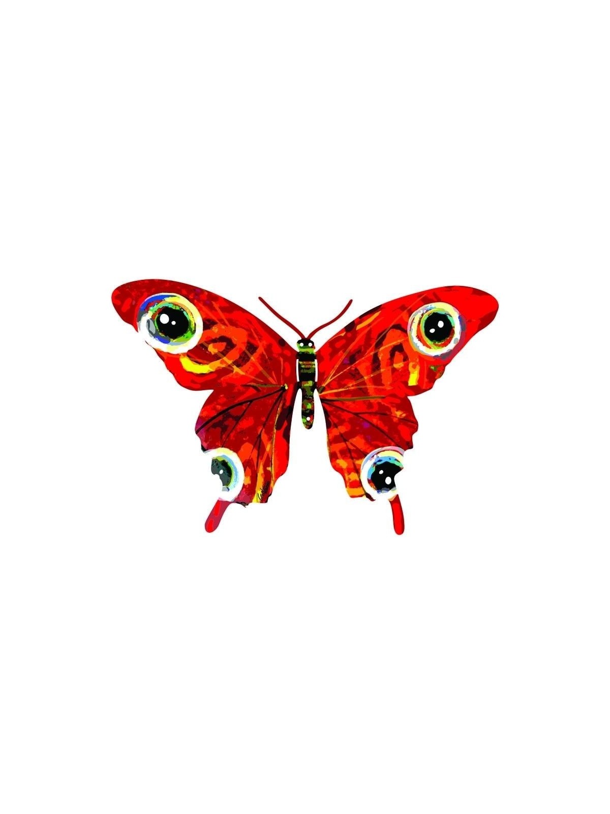 David Gerstein Signed Wall Hanging - Butterfly - Vered