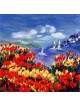 Poppies in the Wind. Artist: Zina Roitman. Handsigned & Numbered Limit