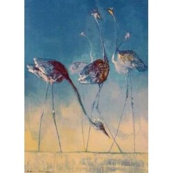 Blue Birds. Artist: Edwin Salomon. Handsigned & Numbered Limited Editi