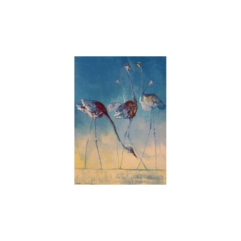 Blue Birds. Artist: Edwin Salomon. Handsigned & Numbered Limited Editi