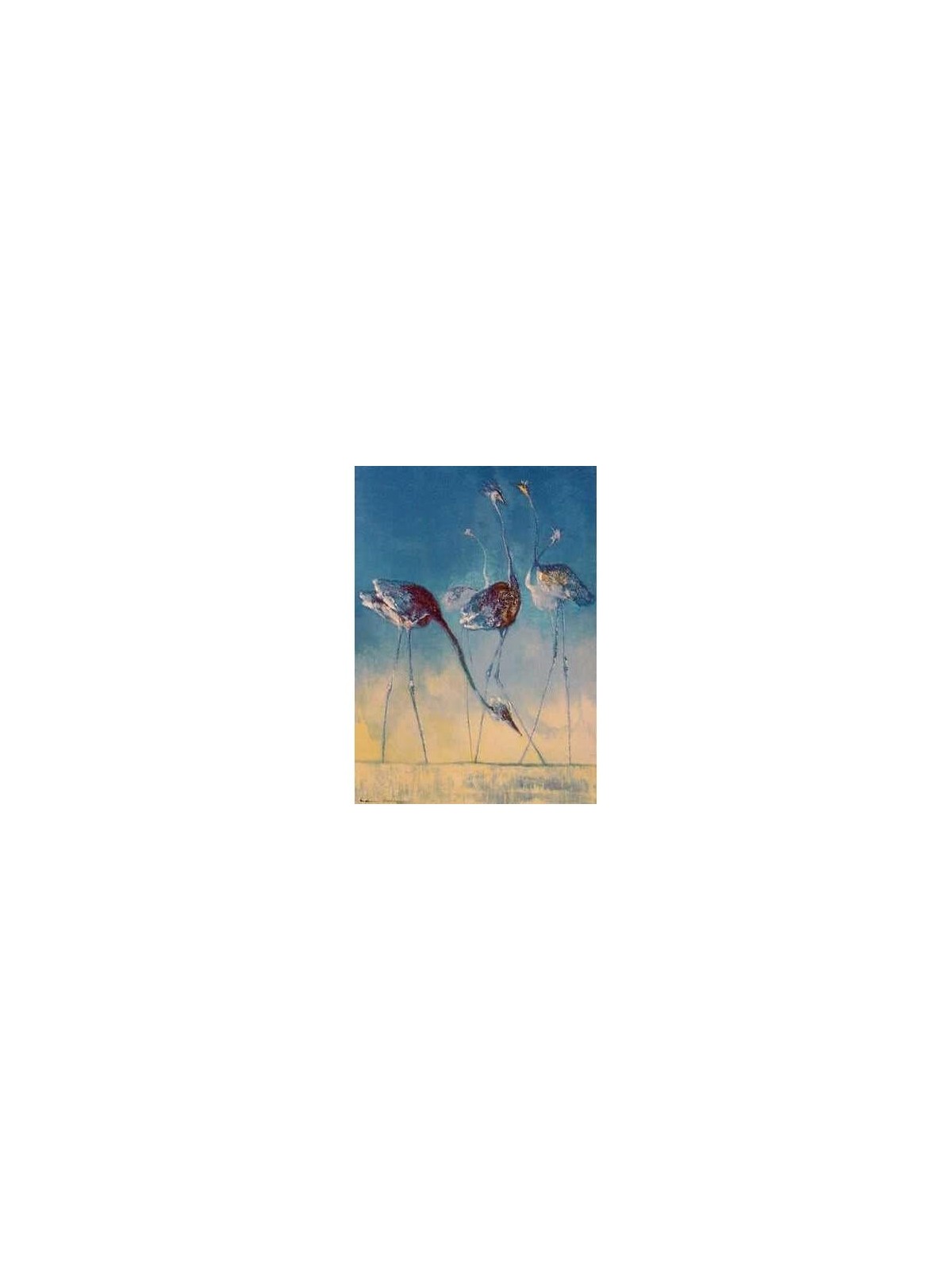 Blue Birds. Artist: Edwin Salomon. Handsigned & Numbered Limited Editi