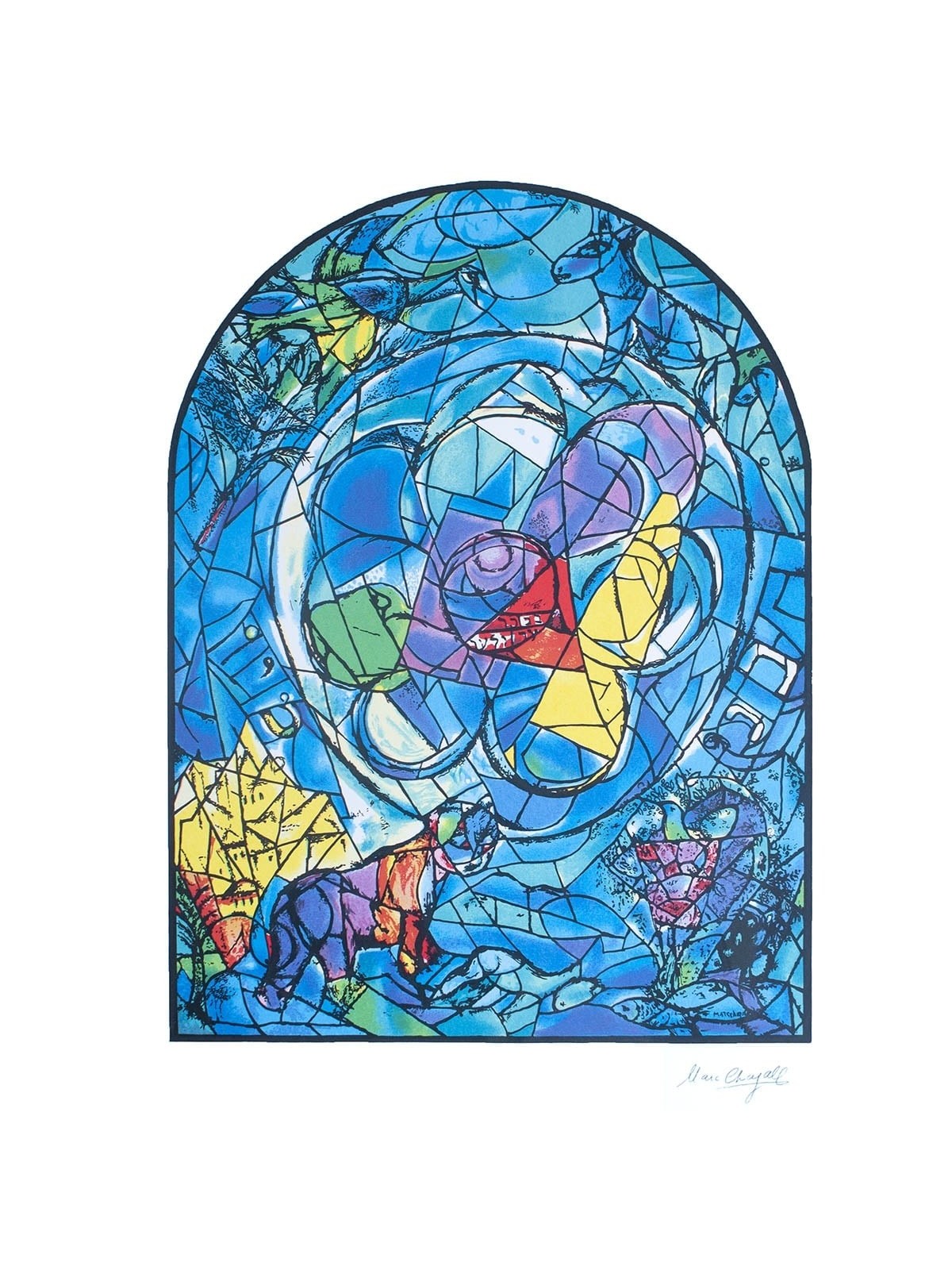 Limited Edition Numbered Marc Chagall Serigraph - The Twelve Tribes -
