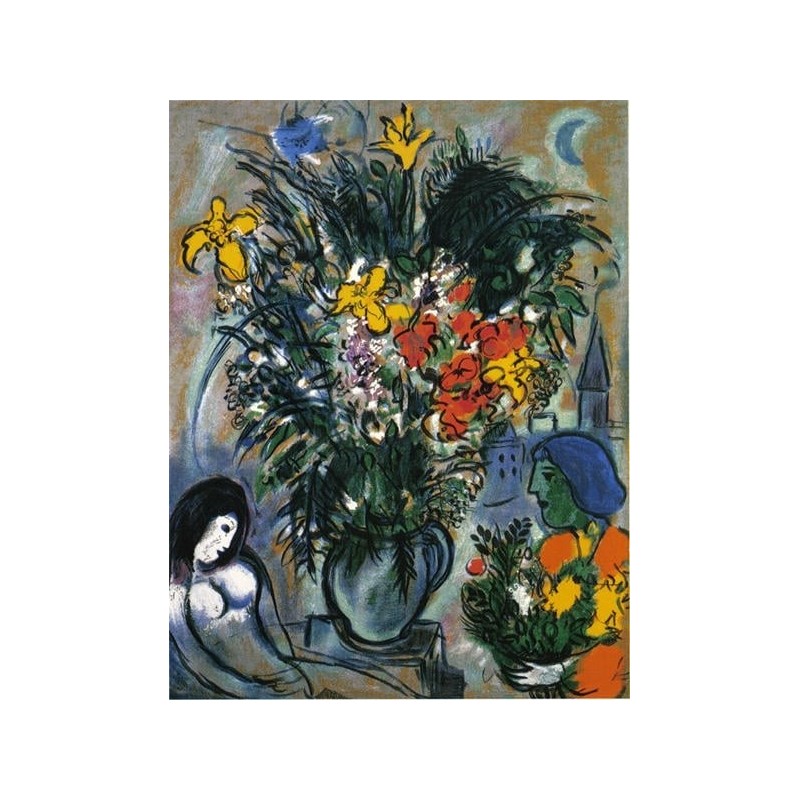 Limited Edition Numbered Marc Chagall Serigraph - L'Offrande
