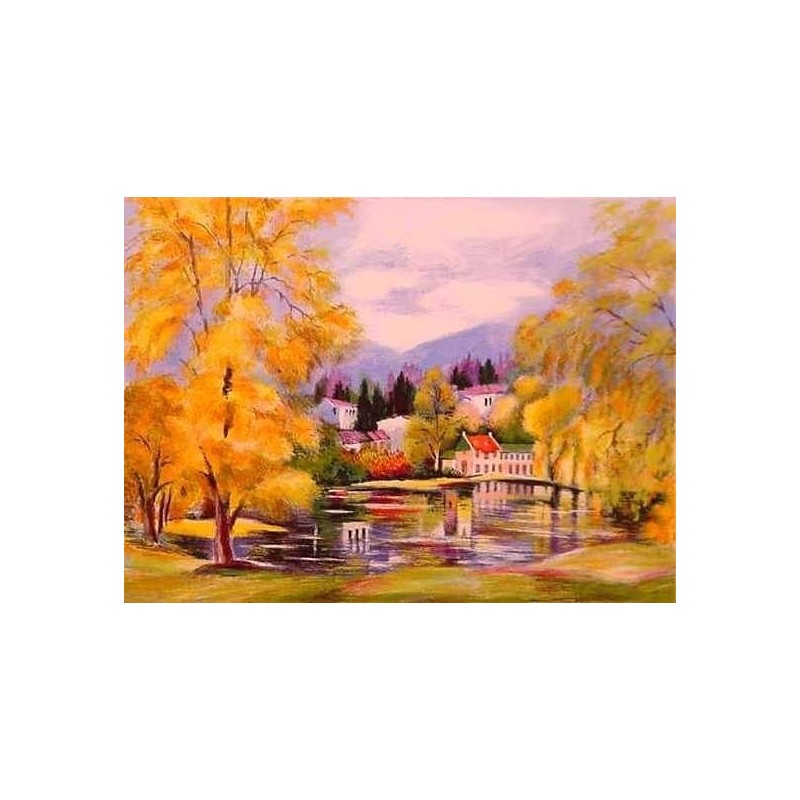 Autumn. Artist: Zina Roitman. Handsigned & Numbered Limited Edition Se