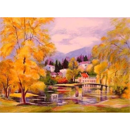 Autumn. Artist: Zina Roitman. Handsigned & Numbered Limited Edition Se
