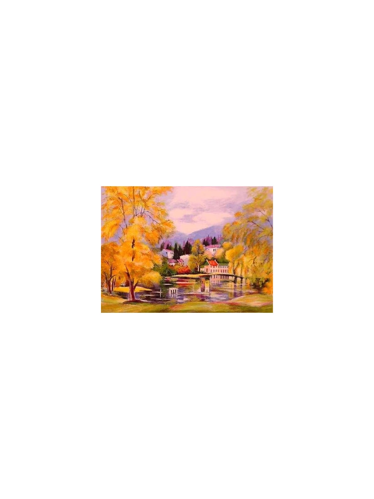 Autumn. Artist: Zina Roitman. Handsigned & Numbered Limited Edition Se