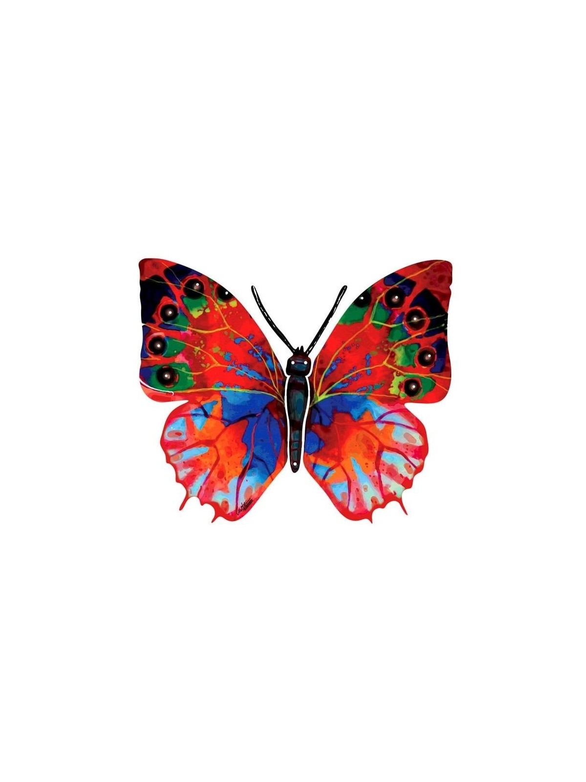 David Gerstein Signed Wall Hanging - Butterfly - Hadar