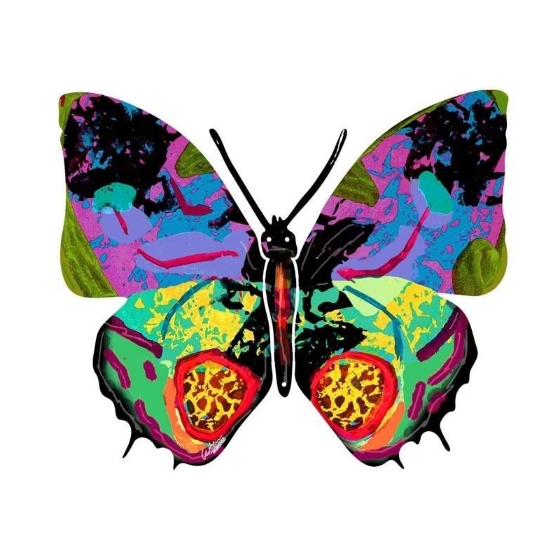 David Gerstein Signed Wall Hanging - Butterfly - Hadar