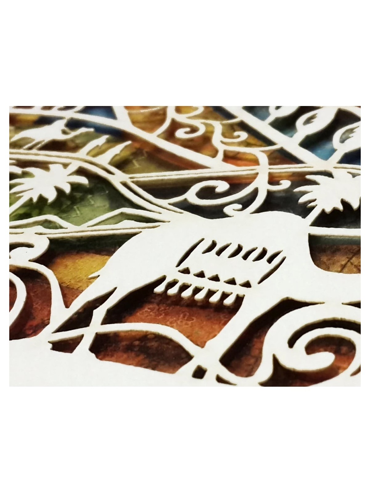 Go and Walk the Land Laser-Cut Paper Wall Hanging by David Fisher - Co