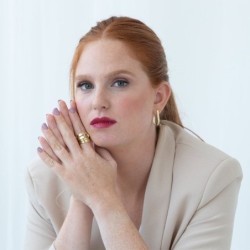 18K Gold-Plated Wrap Kabbalah Ring - 72 Names of God