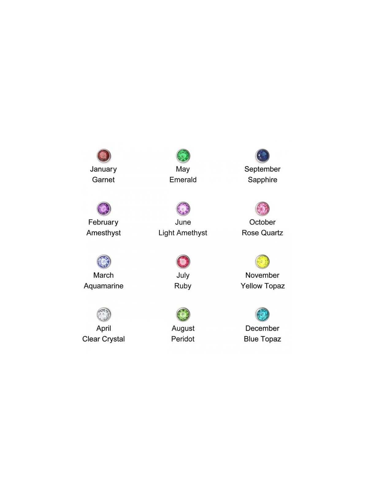 Gold-Plated Customizable Stackable Name Ring With Birthstone (Hebrew /