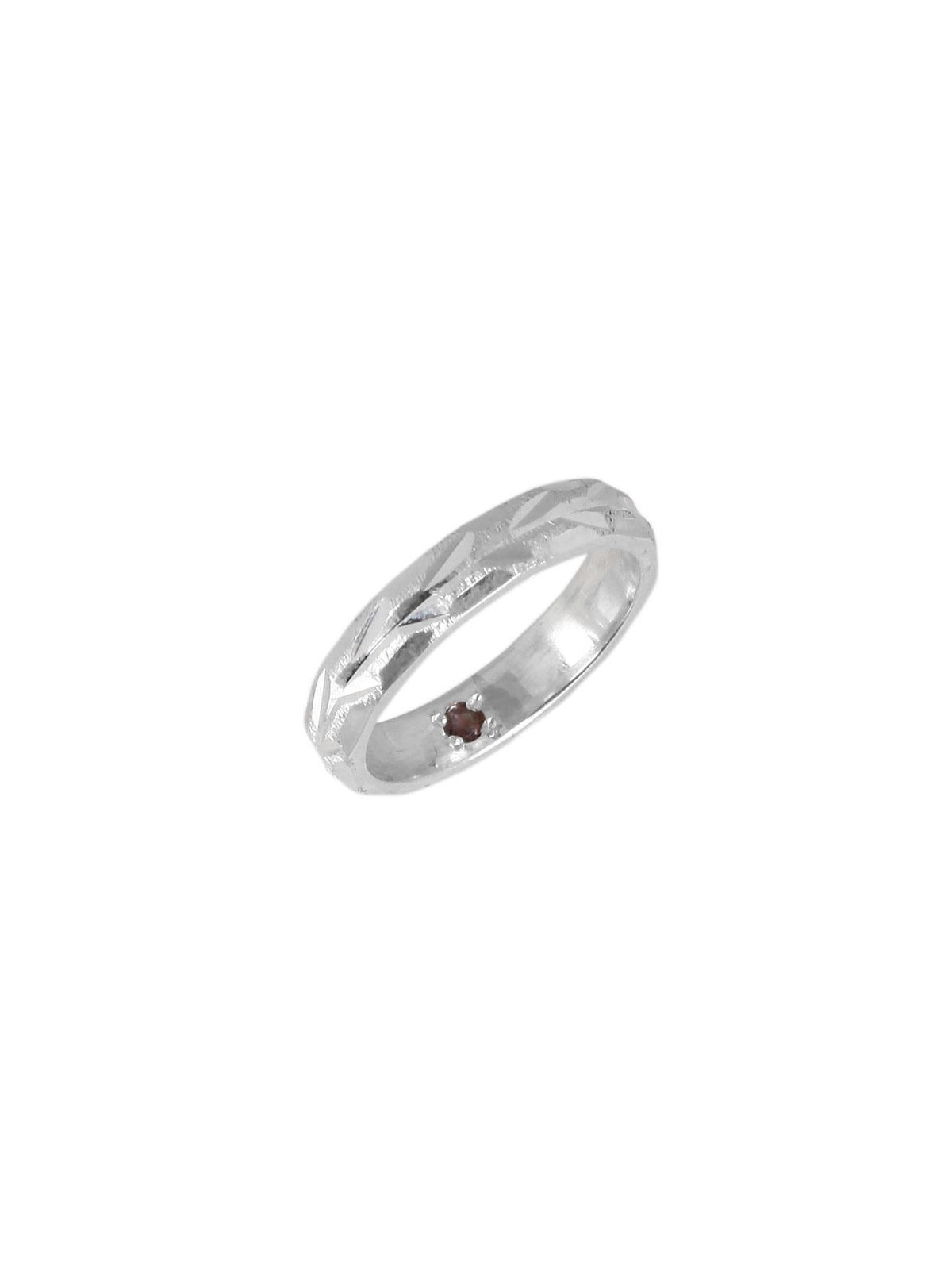 Sterling Silver and Ruby Healthy Pregnancy Ring