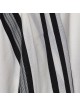 Traditional 100% Wool Non-Slip Tallit Prayer Shawl with Black Stripes