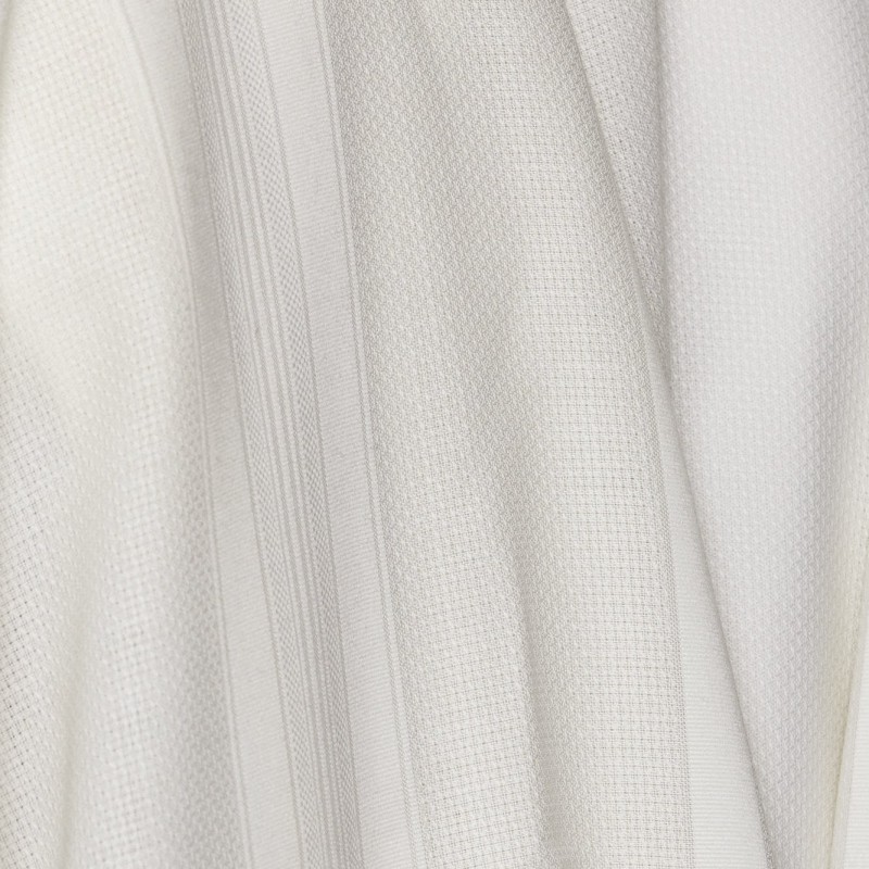 100% Wool Non-Slip Tallit Prayer Shawl White