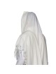 100% Wool Non-Slip Tallit Prayer Shawl White