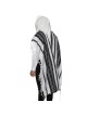 Chabad 100% Wool Non-Slip Tallit Prayer Shawl