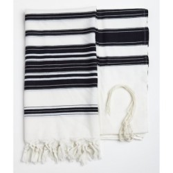 Chabad 100% Wool Non-Slip Tallit Prayer Shawl