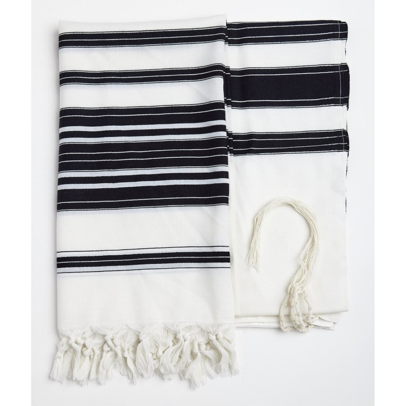 Chabad 100% Wool Non-Slip Tallit Prayer Shawl