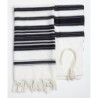 Chabad 100% Wool Non-Slip Tallit Prayer Shawl