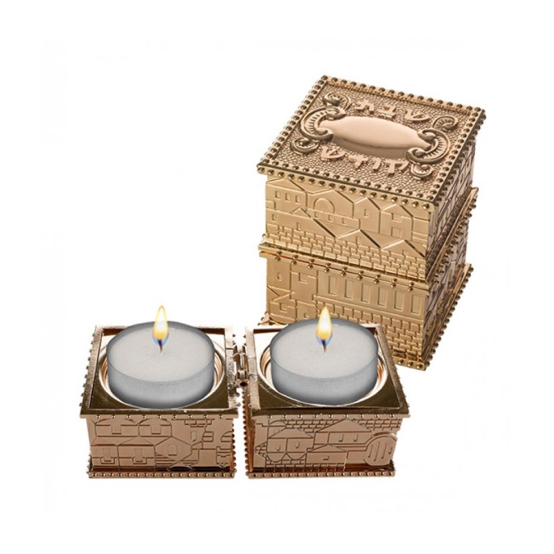 Compact Travel Candlesticks Gold Color Jerusa... | Travel Candlesticks
