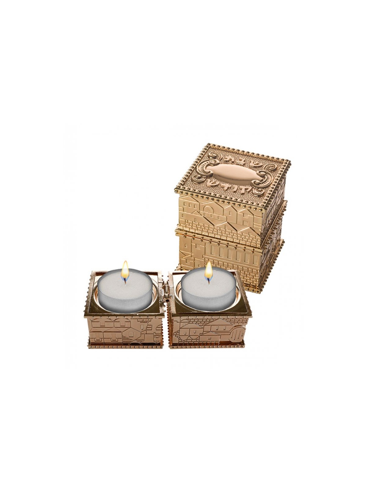 Compact Travel Candlesticks Gold Color Jerusa... | Travel Candlesticks