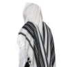 Chabad 100% Wool Non-Slip Tallit Prayer Shawl