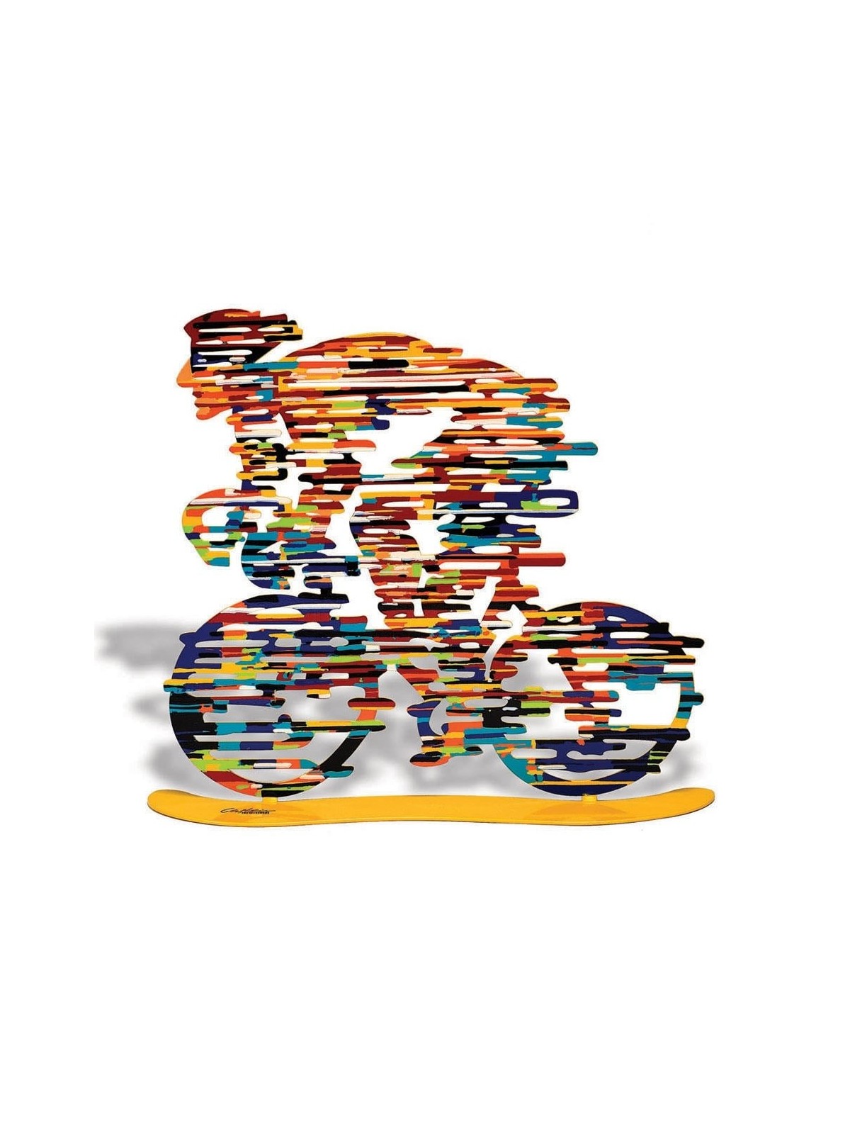 David Gerstein Signed Sculpture - Armstrong Bike