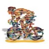 David Gerstein Signed Sculpture - Armstrong Bike