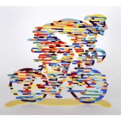 David Gerstein Signed Sculpture - Armstrong Bike