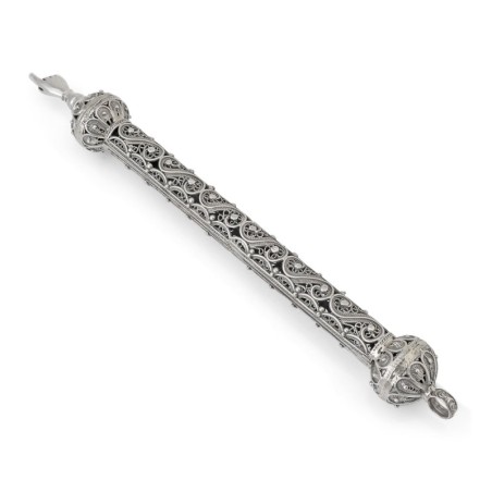 Shoham Yemenite Art Sterling Silver Filigree Swirl Torah Pointer