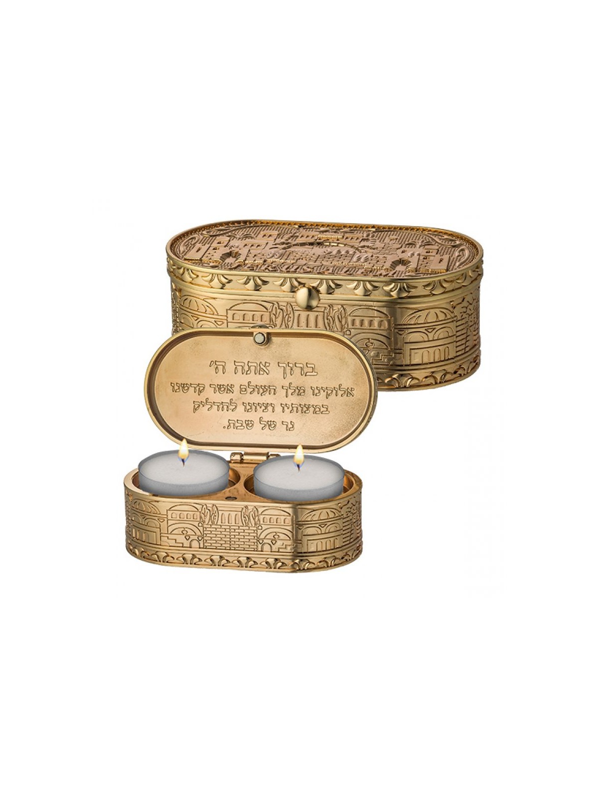 Compact Travel Candlesticks in Box Gold Color... | Travel Candlesticks