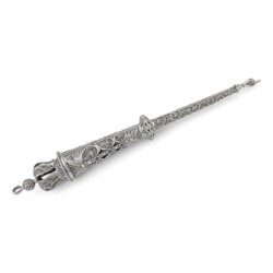 Shoham Yemenite Art Handcrafted Sterling Silver Torah Pointer with Reg