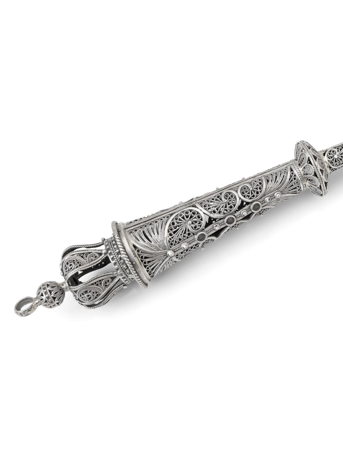 Shoham Yemenite Art Handcrafted Sterling Silver Torah Pointer with Reg