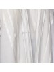 100% Wool Non-Slip Tallit Prayer Shawl White and Silver