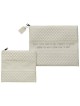 Faux Leather Tallit and Tefillin Bags Set with Priestly Blessing - Col