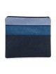 Faux Leather Blends of Blue Tallit & Tefillin Bag Set with Diamond Pat