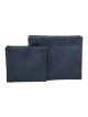 Faux Leather Blends of Blue Tallit & Tefillin Bag Set with Diamond Pat